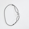 Bracelet DINH VAN - Menottes R8 - Bracelet cordon et or gris, diamants 58 Facettes DV31314-1