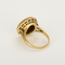 Bague 55 AUGIS- Bague sentimentale en or jaune et rubis de synthèse. 58 Facettes DV31212-4