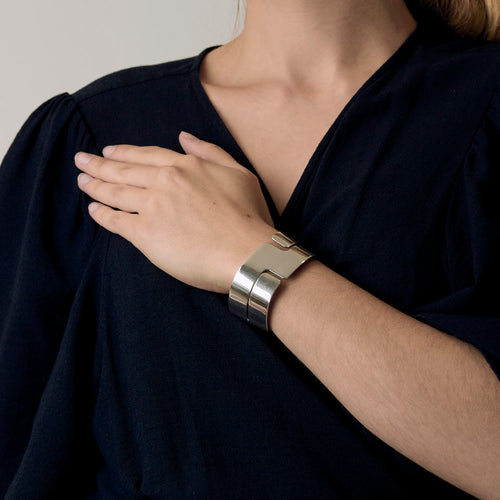 Bracelet DINH VAN - Bracelet manchette 58 Facettes DV31393-1