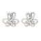 Boucles d'oreilles Boucles d'oreilles en Or blanc 18k Diamant and Saphir 58 Facettes DV31196-7
