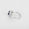 Bague Bague marguerite en or gris , saphir et diamants 58 Facettes DV16843-5-53-2