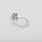 Bague Bague marguerite en or gris, saphir et diamants 58 Facettes DV16843-18-54-3