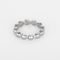 Bague 50 CHANEL – Alliance perlée en or gris 58 Facettes DV28077-6