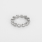 Bague 50 CHANEL – Alliance perlée en or gris 58 Facettes DV28077-6