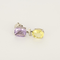 Boucles d'oreilles Paire de Boucles d'oreilles en or gris améthystes et quartz lemon 58 Facettes DV16843-15