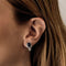 Boucles d'oreilles Paire de boucles d'oreilles en or gris, saphirs et diamants 58 Facettes DV16843-6