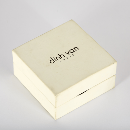 Bracelet Dinh Van - Double coeurs - Bracelet en or blanc 18K (750 millièmes) 58 Facettes DV31202-1
