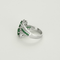 Bague 54 Bague "Toi et Moi" en or gris, diamants et émeraudes 58 Facettes DV26327-13-54-3