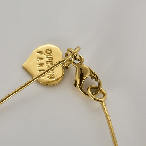 Collier OJ. PERRIN - COEUR LÉGENDE - Collier en Or jaune 18k 58 Facettes DV31595-1
