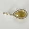 Boucles d'oreilles Paire de Pendants d'oreilles en or gris, quartz lemon et diamants 58 Facettes DV16843-14