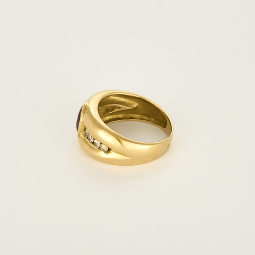 Bague 52 Bague en Or jaune 18k Rubis 58 Facettes DV31541-2