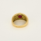 Bague 52 Bague en Or jaune 18k Rubis 58 Facettes DV31541-2