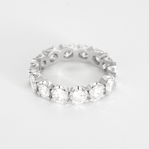 Bague 55 Alliances en Or blanc 18k Diamant 58 Facettes DV31589-1