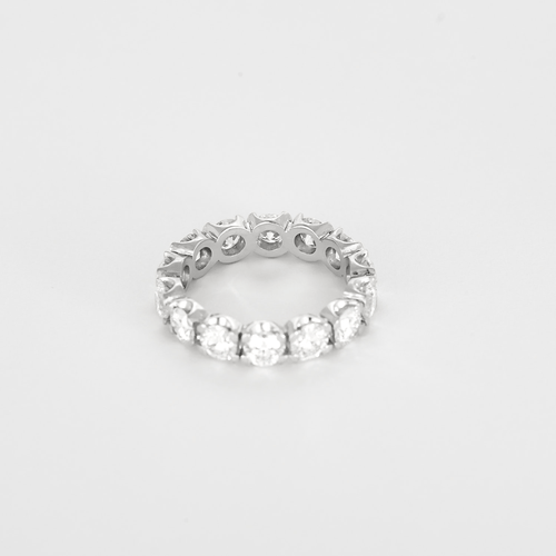 Bague 55 Alliances en Or blanc 18k Diamant 58 Facettes DV31589-1