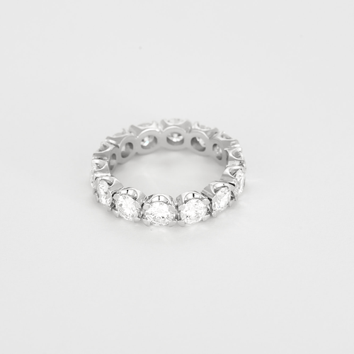 Bague 55 Alliances en Or blanc 18k Diamant 58 Facettes DV31589-1
