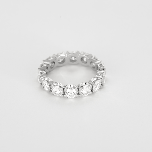 Bague 55 Alliances en Or blanc 18k Diamant 58 Facettes DV31589-1