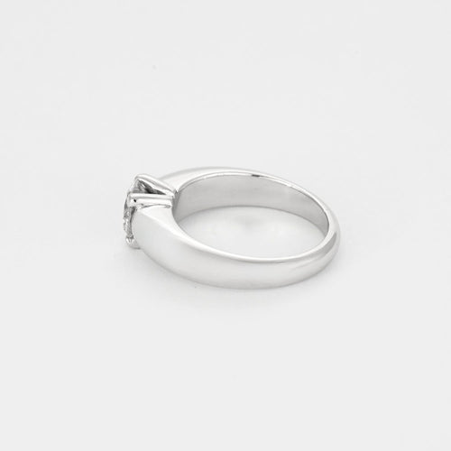 Bague 51 Bague en or blanc et diamant 58 Facettes DV16320-1-51-2