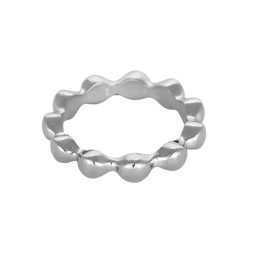 48 CHANEL – Alliance perlée en or gris 58 Facettes DV28077-5