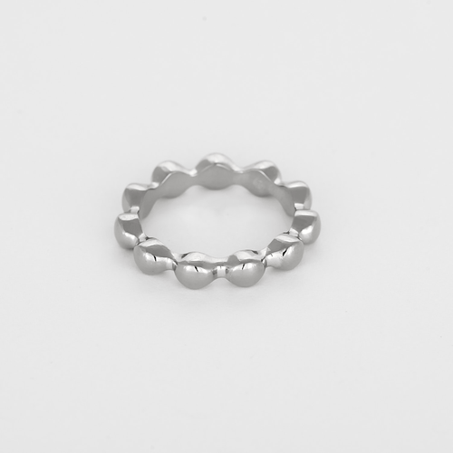 48 CHANEL – Alliance perlée en or gris 58 Facettes DV28077-5