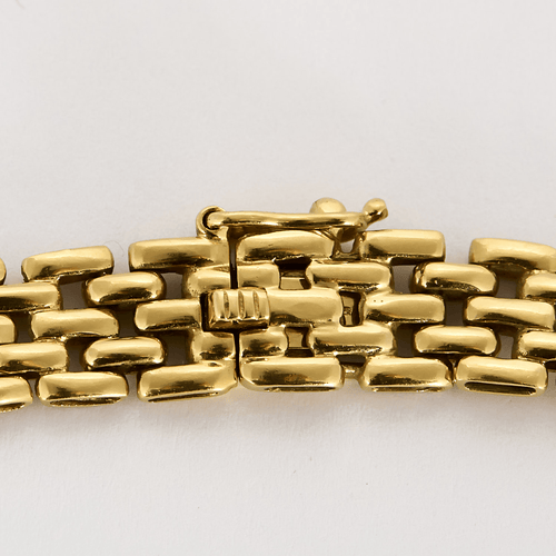 Collier Collier en Or jaune 18k Diamant and Saphir 58 Facettes DV31210-3