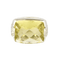 Bague Bague cocktail or 14K quartz lemon et diamants 58 Facettes DV16843-4-53-2