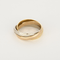 Bague 54 CARTIER -  Trinity, petit modèle, semi-pavée - Bague trois ors et diamants 58 Facettes DV16843-8