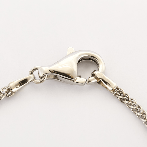 Collier Collier en or gris, diamants et topazes bleues, citrines 58 Facettes DV16843-11