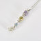 Collier Collier en or gris et pendentif 14K diamants, améthyste, quartz et topaze bleu 58 Facettes DV16843-16