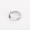 Bague 50 PIAGET - Miss Protocole - Bague en or gris , saphir rose et diamants 58 Facettes DV10300-1