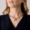 Collier CHOPARD - Happy Diamond - Collier en or gris et diamants 58 Facettes DV28992-3