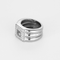 Bague CHOPARD - Happy diamond - Bague en or gris godronné et diamants 58 Facettes DV28992-2-50-2