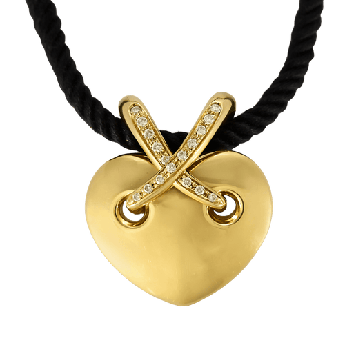 Pendentif CHAUMET - Liens - Pendentif en or jaune et diamants 58 Facettes DV31565-1