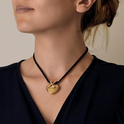 Pendentif CHAUMET - Liens - Pendentif en or jaune et diamants 58 Facettes DV31565-1