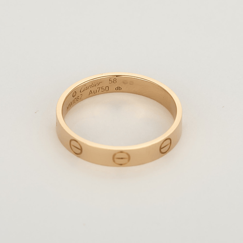 Bague 58 CARTIER - LOVE - Bague en or rose 58 Facettes DV31746-1