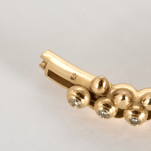 Bracelet CARTIER - Clash - Moyen modèle -  Bracelet en or rose et diamants 58 Facettes DV31731-4
