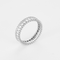Bague 52 Van Cleef & Arpels - Perlée Diamants - Élégante bague en or blanc et diamants 58 Facettes DV31731-3