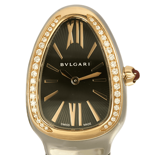 Montre Bulgari - Montre Serpenti Tubogas en or rose et acier 58 Facettes DV22972-60