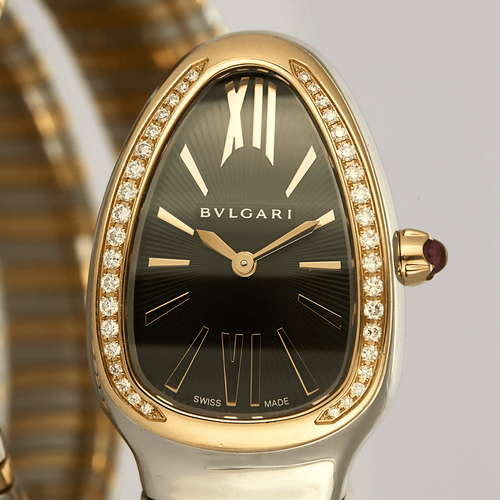 Montre Bulgari - Montre Serpenti Tubogas en or rose et acier 58 Facettes DV22972-60