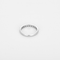 Bague 50 Élégante demie alliance en or blanc et diamants 0,45 carat 58 Facettes DV31286-5