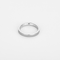 Bague 50 Alliance semi-pavée en or blanc et diamants 58 Facettes DV31590-2