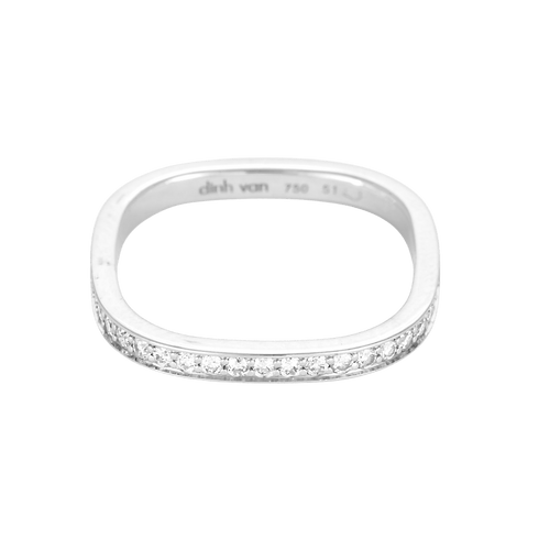 Bague 49 Bague en Or blanc 18k Diamant 58 Facettes DV31794-1