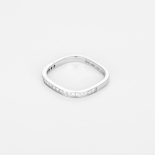 Bague 49 Bague en Or blanc 18k Diamant 58 Facettes DV31794-1