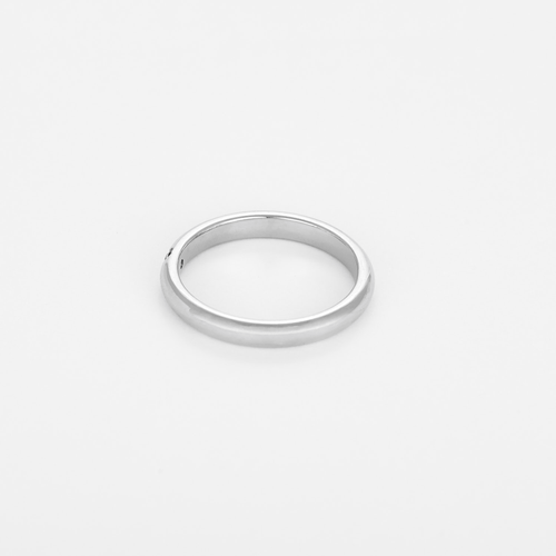Bague 56 Alliance en platine et diamant 0,06 carat 58 Facettes DV31311-1