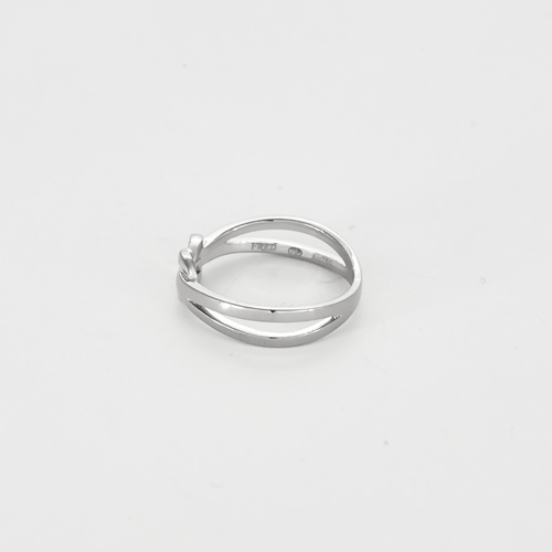 Bague 50 FRED- Chance Infinie - Bague en or blanc. Petit Modèle. 58 Facettes DV26859-3-50-2