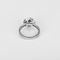 BOUCHERON - Pivoine - Bague en or blanc, diamants