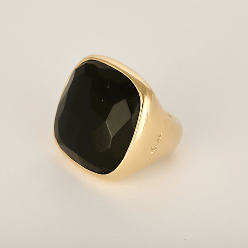 Pomellato - Victoria - Bague en or rose et jais