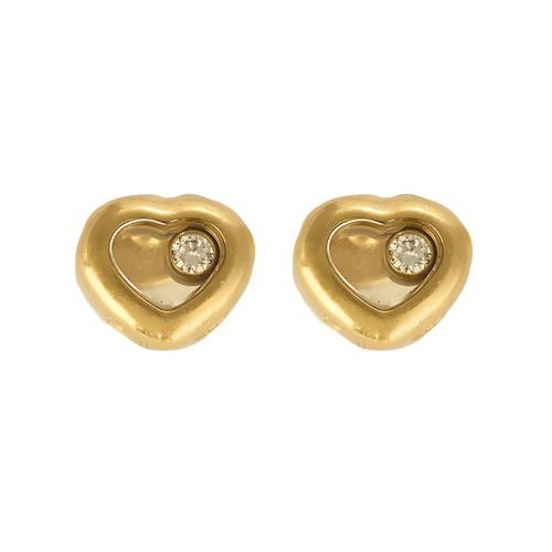 Boucles d'oreilles CHOPARD - Happy Diamonds - Amusante boucles d'oreilles en or jaune et diamants 58 Facettes DV31888-2
