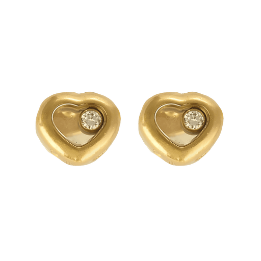 CHOPARD - Happy Diamonds - Amusante boucles d'oreilles en or jaune et diamants