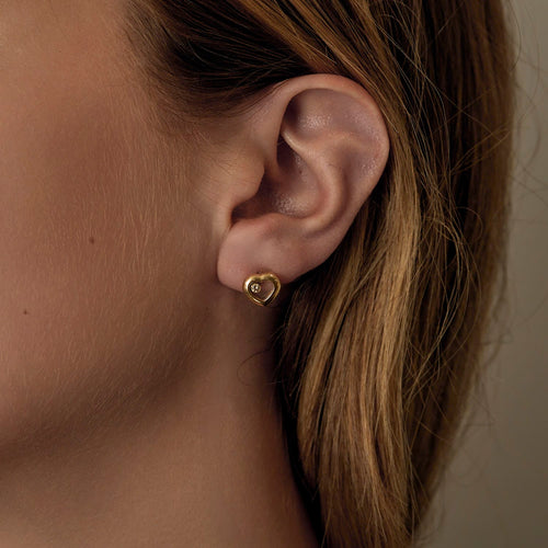 Boucles d'oreilles CHOPARD - Happy Diamonds - Amusante boucles d'oreilles en or jaune et diamants 58 Facettes DV31888-2