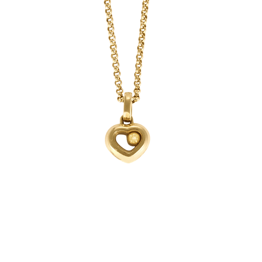 CHOPARD - Happy Diamonds - Élégant collier en or jaune et diamant